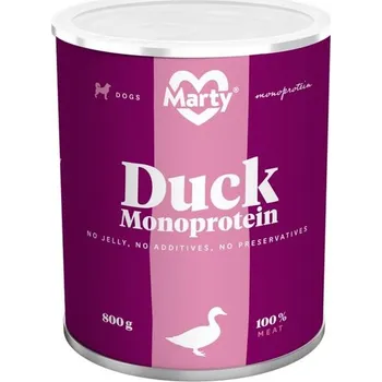 Krmivo pro psa MARTY konz. pro psy - Monoprotein kachní 800 g