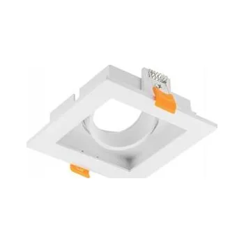 Svítidlo GTV Stropní bodové svítidlo RUBIO, 102x102 mm, IP20, čtvercové, jednoduché, bílé