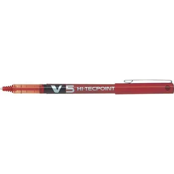 Roller s tekutým inkoustem "Hi-Tecpoint V5", červená, 0,3 mm, PILOT