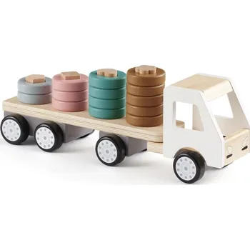 ostatní stavebnice Kids Concept Náklaďák s kroužky dřevěný Aiden
