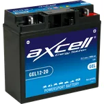 Axcell Gelová baterie 20Ah / 12V - (nahrazuje 108457, 493414) (181 x 77 x 167 mm) (CCA 140A) R+