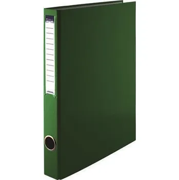 Archivační box Pořadač dvoukroužkový, zelený, 35 mm, A4, PP/karton, VICTORIA