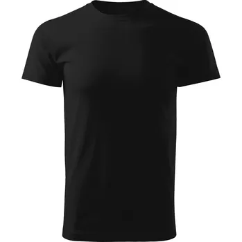 Pánské tričko Grooters Černé bavlněné tričko bez potisku Velikost: XS