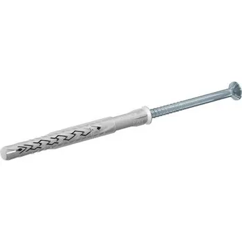 Hmoždinka Hmoždinka rámová natloukací SXRL 14x160 FUS FISCHER Hmoždinka natloukací rámová se šroubem - šestihranná hlava, beton, zdivo, pórobeton