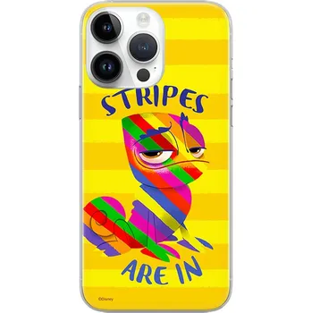 Pouzdro na mobilní telefon Kryt DISNEY pro Apple iPhone 13 Pro - Na vlásku - chameleon Pascal - gumový - žlutý