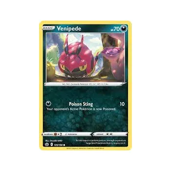 Sběratelská karetní hra Pokémon karta Venipede 105/198