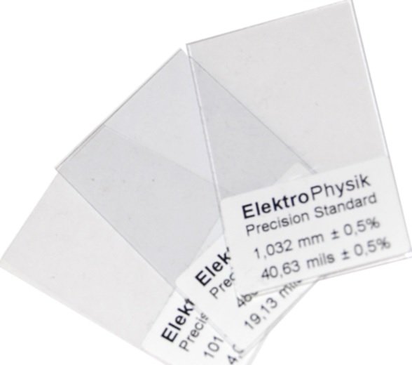 Kalibrační fólie 30 µm, 31x50 mm ElektroPhysik 820500004