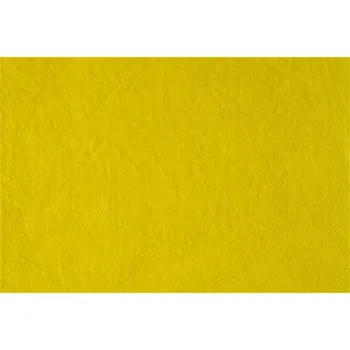 Plst, žlutá, A4, 1 mm