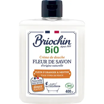 Sprchový gel Briochin Fleur de savon Sprchový gel - květ pomerančovníku a máta, 400ml WER00062