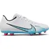 Kopačky NIKE JR Vapor 15 Club FG/MG bílé/tyrkysové, 37