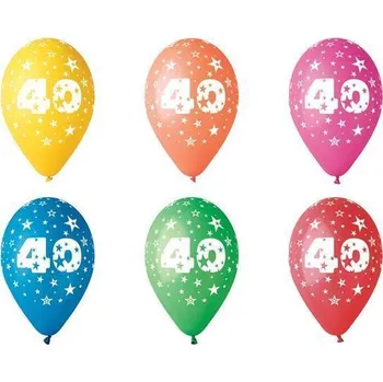 Balónek Balónek, s číslem 40, 26 cm