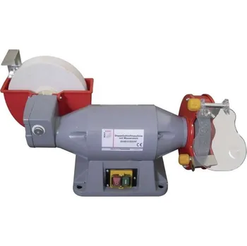 stolní bruska Stolní dvoukotoučová bruska s pomaloběžným kotoučem DSM150200W Holzmann - 520W, Ø150 + 200 mm