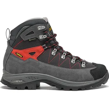 Dámská treková obuv Boty Asolo Finder GV W grey/gunmetal/poppy red