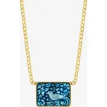 Náhrdelník z pozlacené chirurgické oceli Venice s českým křišťálem Preciosa