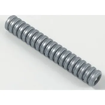 78c06 Flat Silver Hose, Ribbed 7mm D. 6L / 4.8cm (Stříbrná hadice, žebrovaná 7mm D. 6L / 4,8cm)