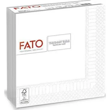 Papírový ubrousek Ubrousky "Smart Table", bílá, 1/4 skládání, 33x33 cm, FATO
