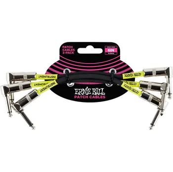 Ernie Ball P06050 15 cm Lomený - Lomený Patch kabel