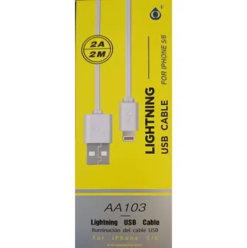 Datový kabel Aligator Plus Datový kabel ALIGATOR AA103, iPhone lightning, bílý