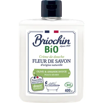 Sprchový gel Briochin Fleur de savon Sprchový gel - olivový olej a sladká mandle, 400ml WER00061
