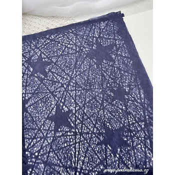 Umělecký papír Sapaimport Morušový krajkový ruční papír - hvězdy Velikost: 23x32 cm