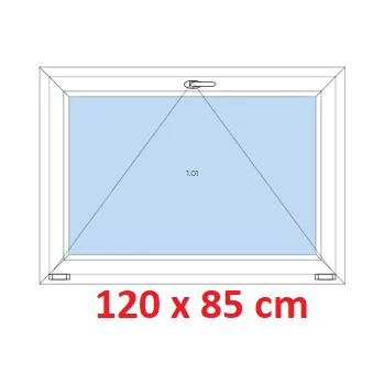 Okno Soft Plastové okno 120x85 cm, sklopné