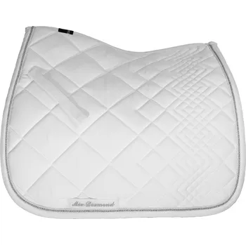 EQUESTRO Dečka podsedlová Diamond EQUESTRO, drezurní, bílá PONY