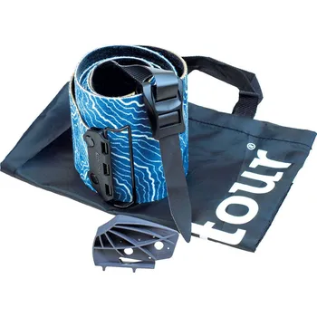 Skialpinistické vybavení Stoupací pásy Contour Hybrid Mix 115mm XS/145-152cm black/blue