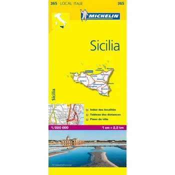 Michelin mapa Sicilia (Sicílie) 1:200 t.