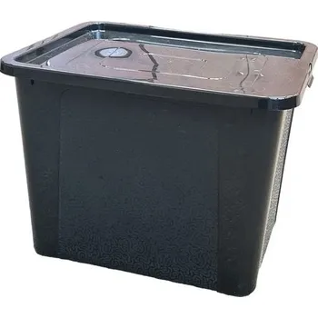 Úložný box box 30,0l+víko, plný, 40x33x30cm, MIX-RASTR, MULTIBOX, plast