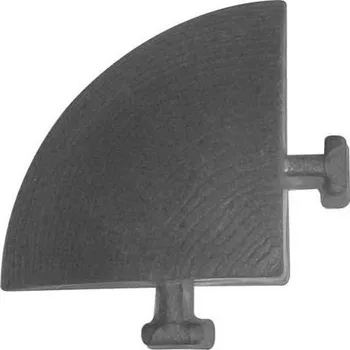 ARTPLAST Ukončovací roh LINEA EASY SLATE 5,4 x 5,4 x 2,5 cm šedý 1 ks