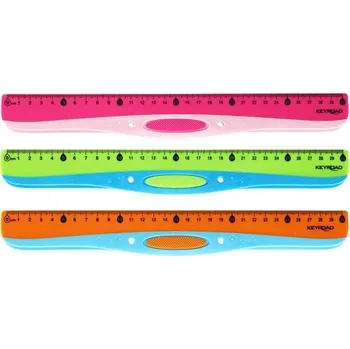 pravítka Keyroad Pravítko 30 cm, Easy liner - mix motivů
