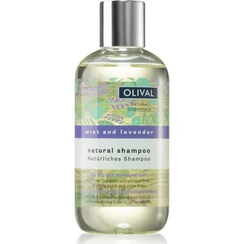 Vlasová kosmetika Olival Natural Mint and Lavender přírodní šampon pro suché a poškozené vlasy 250 ml