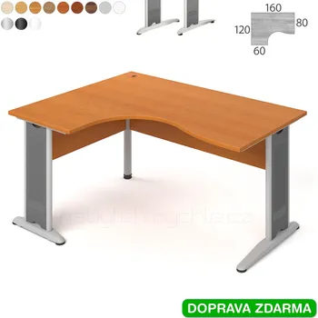 Psací stůl CE 2005 P Hobis Cross - Stůl 160 x 120