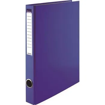 Archivační box Pořadač dvoukroužkový, modrý, 35 mm, A4, PP/karton, VICTORIA