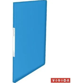 Katalogová kniha "Vivida", měkká, modrá, A4, 40 kapes, ESSELTE