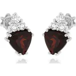 Zlatnictví U Kostela Diamantové náušnice s almandinem 37069 725868794