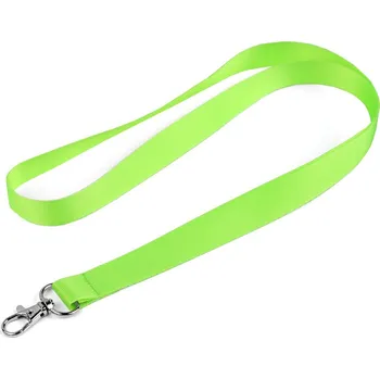 Šňůra na krk s karabinkou, barva 2 zelená neon