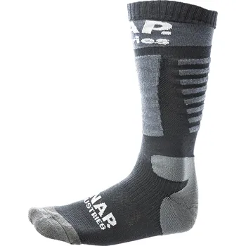 Pánské ponožky SNAP INDUSTRIES ponožky LOGO grey/black - 47-50