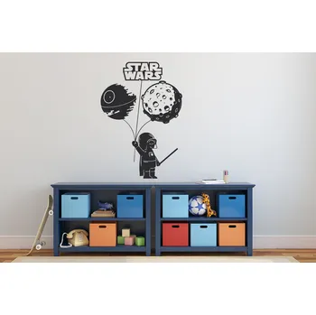 Samolepící dekorace Lepy.cz Samolepka na zeď Baby Darth Vader Velikost (šířka x výška): 20x29cm, Barevná varianta: Světle zelená