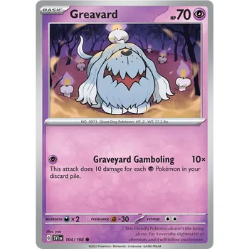 Karetní hra Pokémon TCG Greavard 104/198