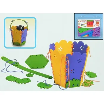 Pěnové puzzle/stavebnice KOŠÍK - EVALAND