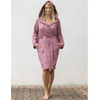 Dámský župan Dámský župan s kapucou, starorůžová, Framsohn Velikost: L