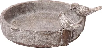 pítko pro ptáky Dobar Pool-Oase keramické pítko pro ptáky 24,5 cm šedé