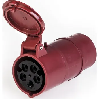 Elektrická zásuvka SCAME Adaptér 16A/400V 5-pól IP44 reverz 610.3747