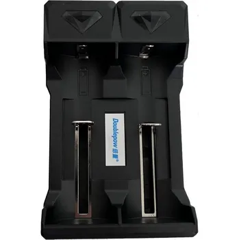 OXE nabíječka baterií 18650 / 26650 / 21700 / 16340 / 14500 / 10440, 2 porty