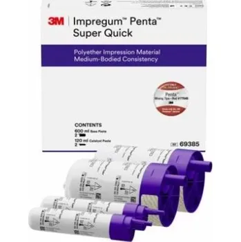 Průmyslové lepidlo Solventum (3M) Impregum Penta Super Quick Medium Body 300 ml base+60ml cat.