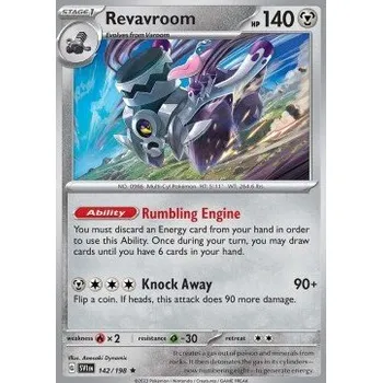 Karetní hra Pokémon SV1en 142/198 Revavroom - Scarlet & Violet Stav: Near Mint, Verze: HOLO