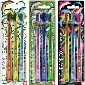 Curaprox CS Ultra Soft 5460 3-pack SUMMER Dolphin