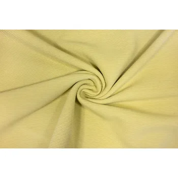 Bavlněný úplet žebrovaný ottoman dusty yellow