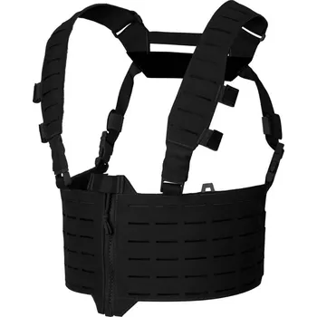 DIRECT ACTION® Vesta chest rig WARWICK ZIP FRONT® ČERNÁ + Doprava zdarma na další nákup